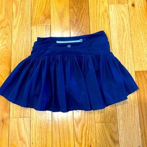 Athleta Girl Navy Blur Tennis Skirt (Skort) XS/6